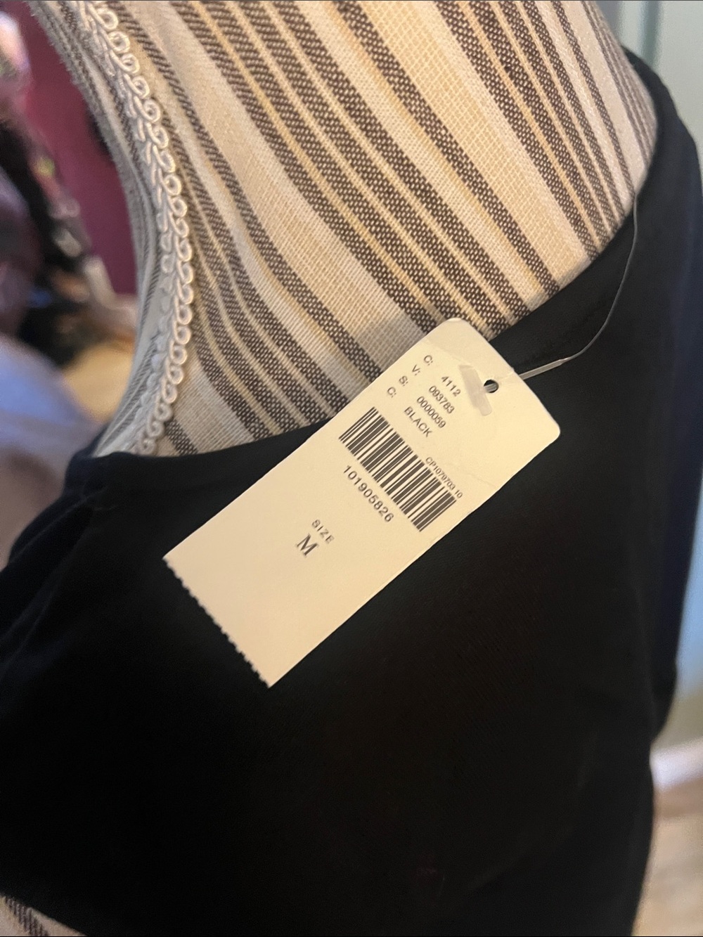 1 hour sale. Anthropologie, Medium Black Sleeveless Zip Front Peplum Top - Picture 12 of 15